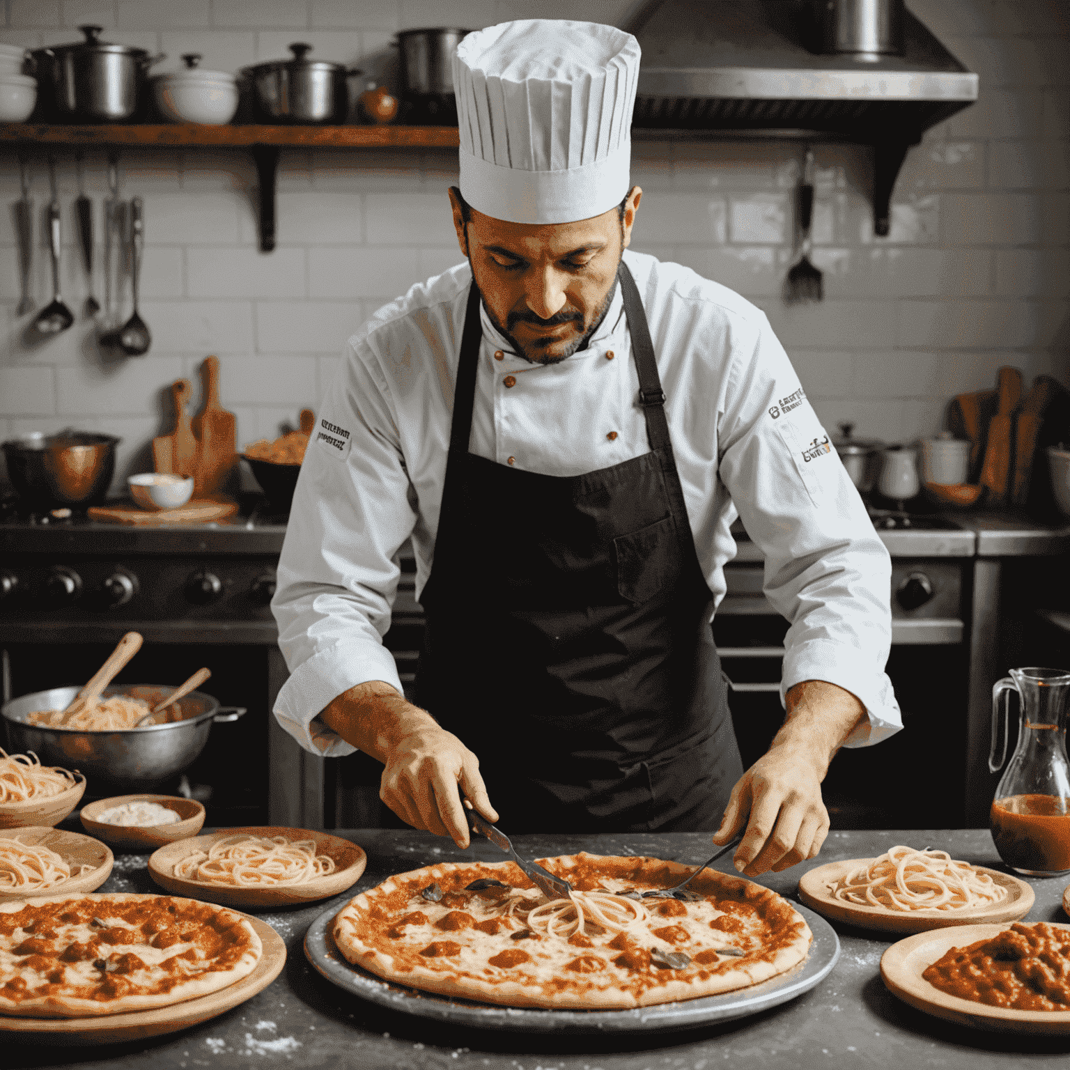 İtalyan mutfağı masterclass: Makarna yapımı, pizza pişirme ve İtalyan sosları hazırlama görseli